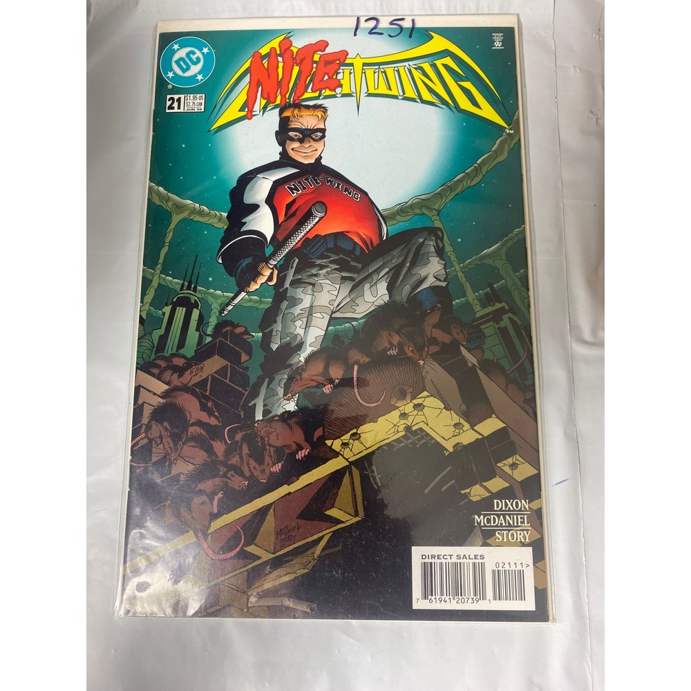 Nightwing #21 DC Comics June 1998 Chuck Dixon Scott McDaniel Dick Grayson Comic